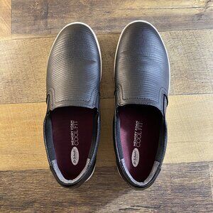 Dr. Scholls Womens Memory Foam Cool Fit Black Slip On Shoes Size 7.5 M